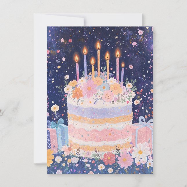 Floral Birthday Card (Front)