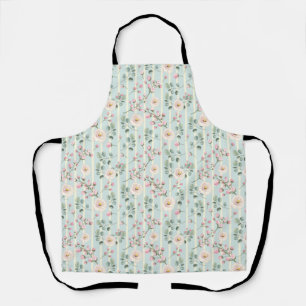 floral birthday christmas gift  apron