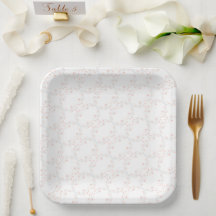 Floral Birthday Party Paper Plates