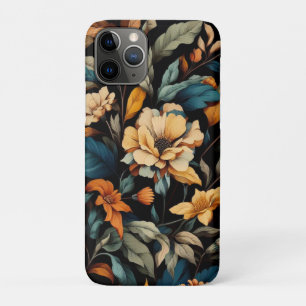 Floral black elegant  Case-Mate iPhone case
