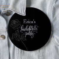 Floral Black Gothic Bachelorette Party