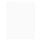 Floral Black White Striped Gold Frame Thank You