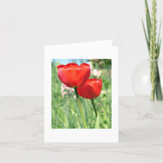 Floral Blank Notecard