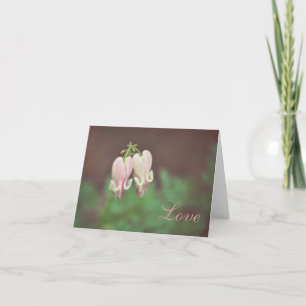 Floral-Bleeding Heart Card