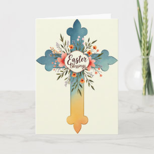 Floral Blessing Season Card