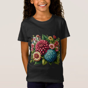 Floral Bliss - Vibrant Nature-Inspired Women’s  T-Shirt