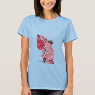 Floral Bliss Women's Ringer T-Shirt