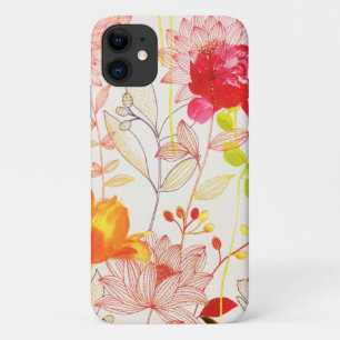 Floral Bloom Blush Gold Sun Pink Watercolor Case-Mate iPhone Case