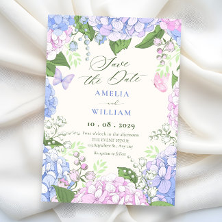 Floral bloom garden wedding invitation