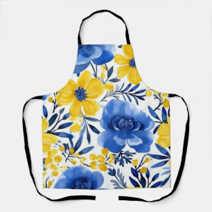 Floral Bloom Kitchen Apron
