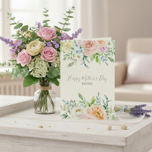 Floral Blooms Happy Mother's Day Card