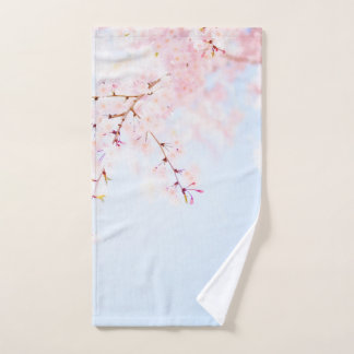 Floral blossom painting #5 bath towel set