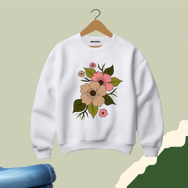 Floral blossom sweatshirt (Creator Uploaded)