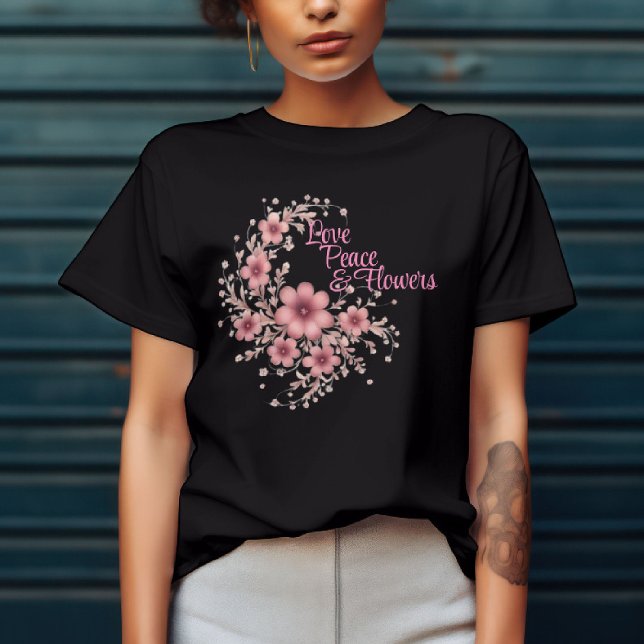 Floral Blossom Swirl T-Shirt (Creator Uploaded)