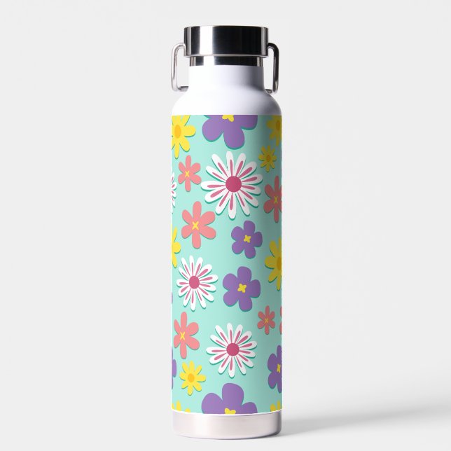 Floral Blossom Water Bottle (Front)