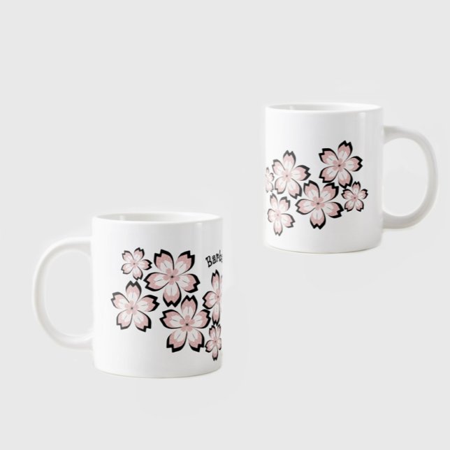Floral blossoom large coffee mug (Creator Uploaded)