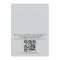 Floral Blue Burgundy White Ivory QR Code Wedding