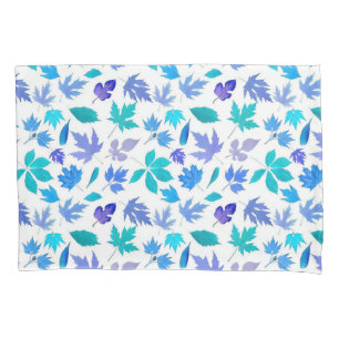 Floral Blue Flowers Pattern Design-36566 Pillowcase
