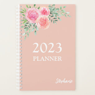 Floral Blush Pink 2023 Planner
