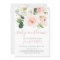 Floral Blush Pink Baby In Bloom Baby Shower