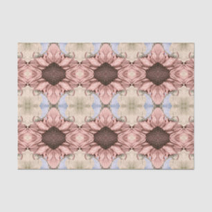 Floral Blush Pink Rose Gold Watercolor Rustic Art Tissue Paper