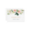 Floral Blush White Greenery Thank You Card