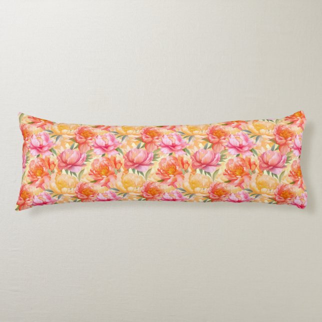 Floral Body Pillow (Front)