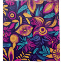 Floral Boho Abstract colourful 3