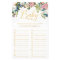 Floral Boho Chic Baby Shower ABC Game