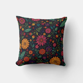 Floral Boho Cushion