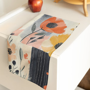 Floral Boho Patchwork Tea Towel