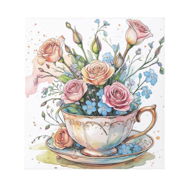 Floral boho phonecase notepad (Front)