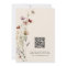 Floral Boho QR Code Wedding