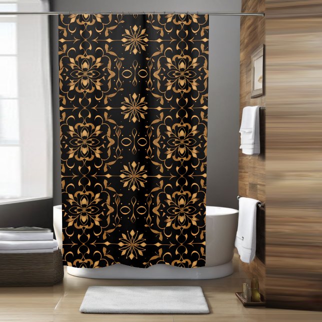 Floral Boho Shower Curtain (Creator Uploaded)