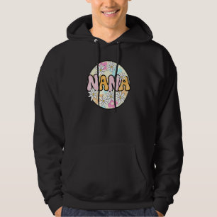 Floral Boho Style Nana Best Nana Ever Mother's Day Hoodie