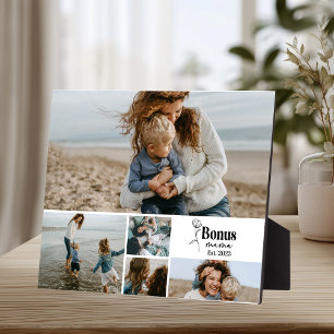 Floral Bonus Mama Memory Grid Plaque