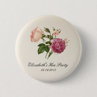 Floral Botanical Bachelorette Party Badges