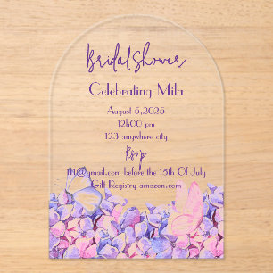 floral botanical bridal shower invitation