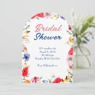 FLORAL BOTANICAL BRIDAL SHOWER INVITATION
