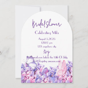 floral botanical bridal shower invitation