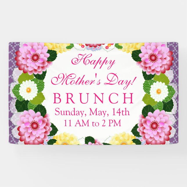 Floral Botanical Garden Banner (Horizontal)