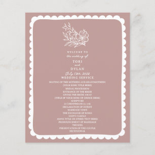 Floral Botanical Pink Wedding