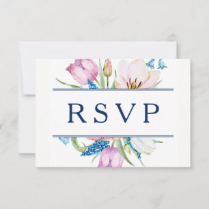 Floral Botanical RSVP Card
