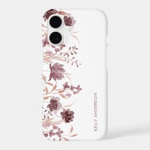 Floral Botanical Trendy Foliage Monogrammed