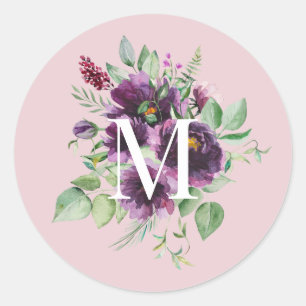 Floral Botanicals Elegant Envelope Seal