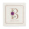 Floral bouqet custom  letter B monogram