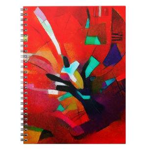 Floral bouquet abstraction. In the modern version  Notebook