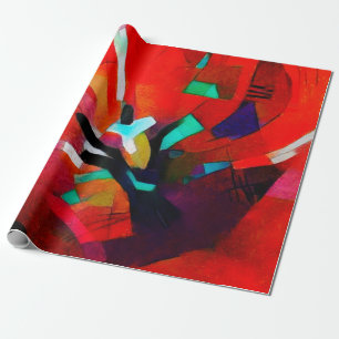 Floral bouquet abstraction. In the modern version Wrapping Paper