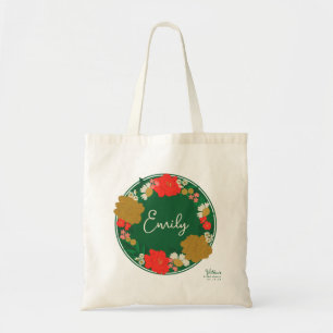 Floral Bouquet Bridal Shower Personalised Gift Tote Bag