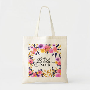 Floral Bouquet - Brides Maid Tote Bag